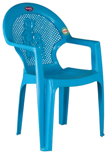 Uv Resistant Blue Color Plastic Moulded Chair