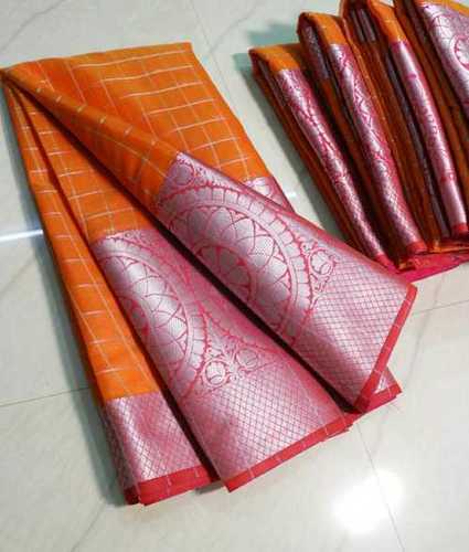 Casual Banarasi Handloom Chanderi Patola Kanchi Weaving Silk Saree