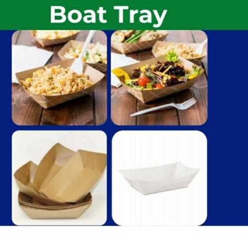 Use And Throw Boat Style Packaging Tray