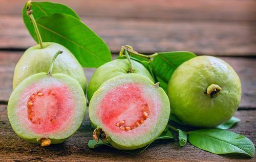 Fresh Red Guava Fruits