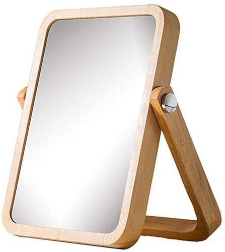 Wooden Frame Hand Mirror Usage: Cosmetics