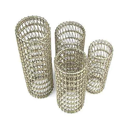 Silver Color Round Shape Sturdy Construction Yarn Dyeing Spring