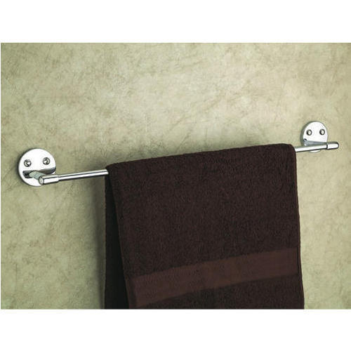 Round Wall Mount Brass Towel Rod