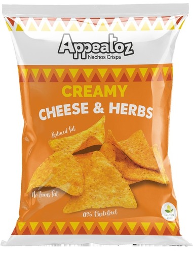 क्रीमी चीज़ और जड़ी-बूटियाँ नाचोस आयु समूह: शिशु