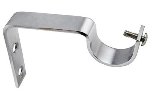 Silver Curtain Rod Metal Bracket