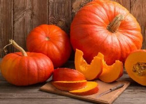 Fresh Orange Pumpkin For Cooking Preserving Compound: Cool And Dry Place