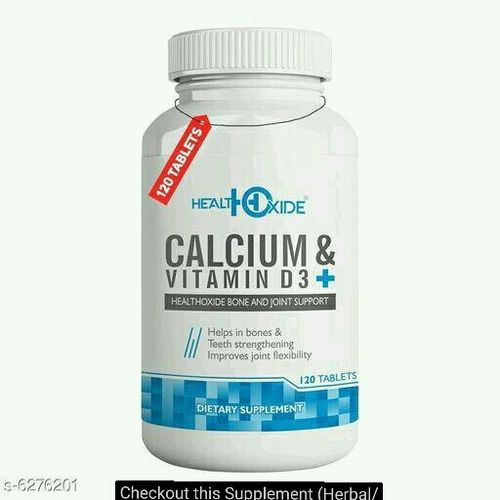 HealthOxide Calcium 625 mg Plus Vitamin D3 400 IU 120 Tablets