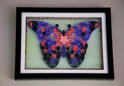 Home Decor Abstract Butterfly Art Work