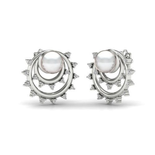 Ladies Designer Pearl Earrings