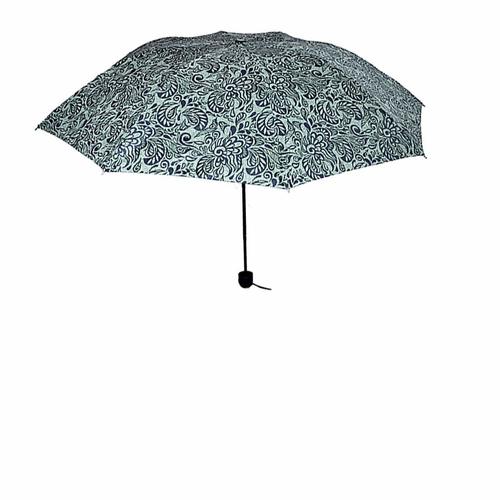 Polyester Printed Silver Round Umbrella