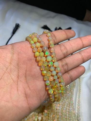 Pink Opal Bead Bracelet  AEORA ROCKS INDIA Healing Crystals superstore