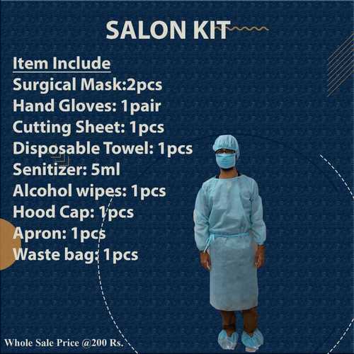 Non Woven Disposable Salon Ppe Kit Gender: Unisex