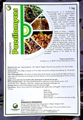 Paecilomyces Biological Nematicide Application: Agriculture