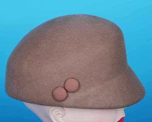 100% Wool Felt Cap Size: 54-58