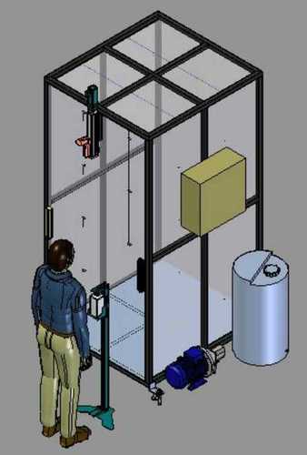 Automatic Sanitization Tunnel With Thermal Checking