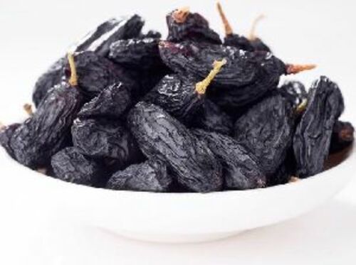 Black Raisins - Dried, 13% Moisture, 1% Admixture | Organic, Sweet Taste, Grade A, Non Glutinous, Oval Shape