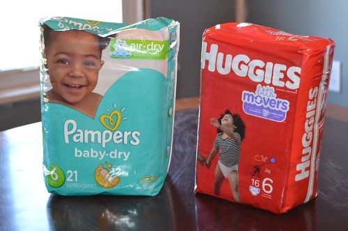 Pampers soft sales and dry