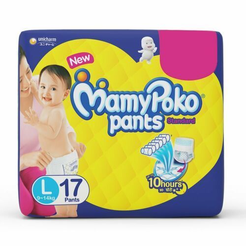 White Disposable Baby Diapers (Mamypoko)