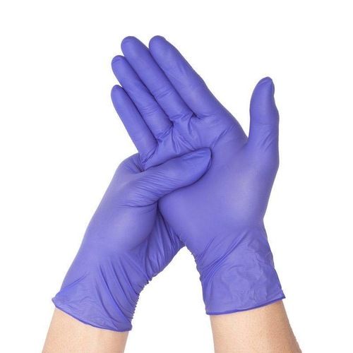 Disposable Nitrile Hand Gloves - Ambidextrous, Single Use Only | Beaded Cuff, Comfortable Touch, High Elasticity, Smooth or Textured Surface, Allergy Prevention