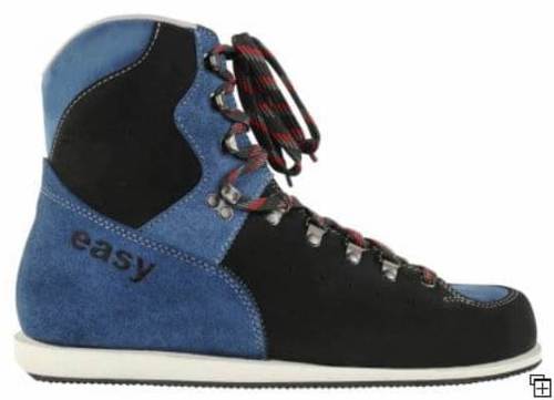 Easy Black Blue Shooting Shoes With Anatomically Shaped Inner Sole Insole Material: Rubber