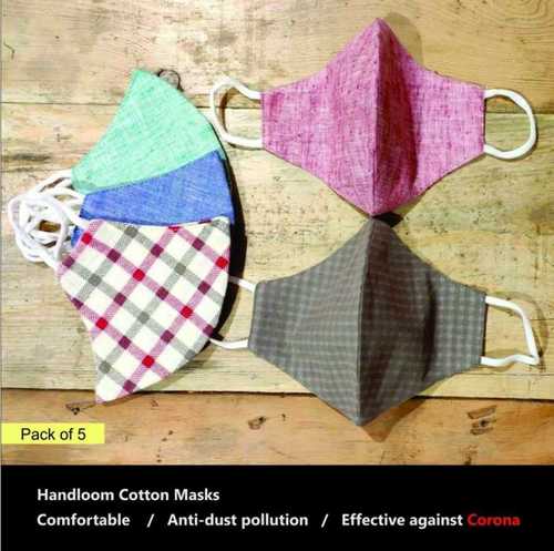 Comfortable Handloom Cotton Mask Gender: Unisex