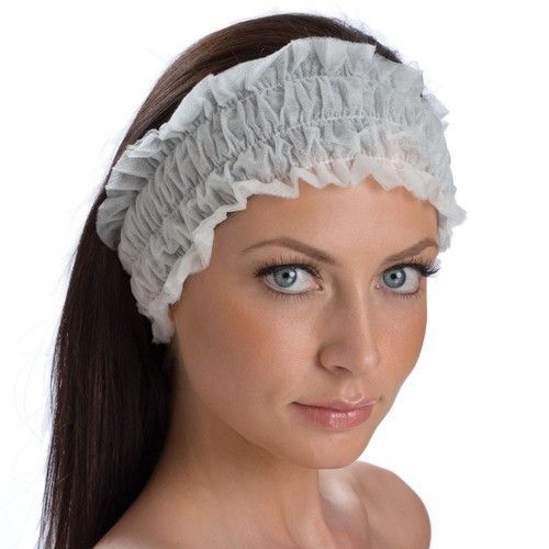 High Quality Disposable White Spa Headband