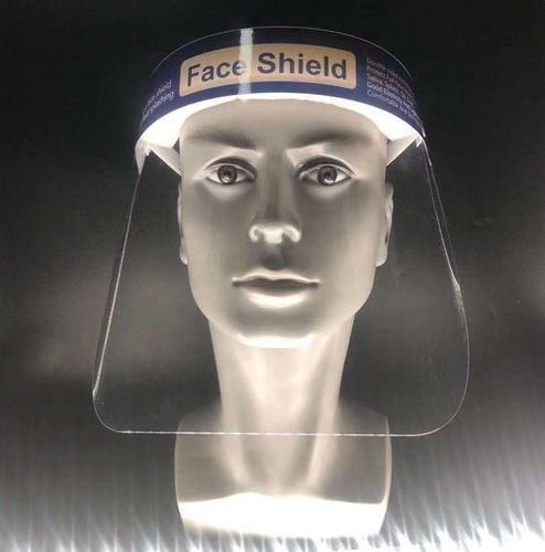 Fully Transparent Colourless Face Shield Gender: Unisex