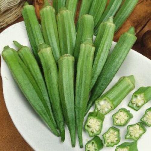 Fresh Green Okra for Cooking