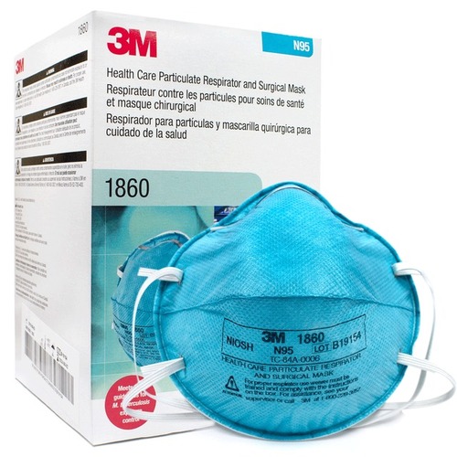 3M N95 1860 Small Sized Health Care Respirator And Surgical Mask Gender: Unisex