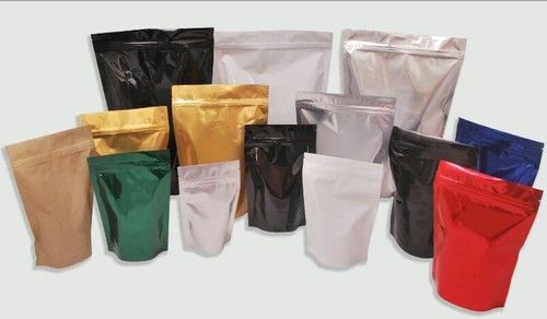 Various Colors Are Availabe Plain Stand Up Pouches