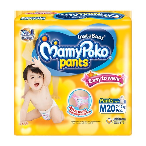 Buy MamyPoko pants Standard Baby Diaper Pants, Medium (7-12 kg) 52 Count  Online at Best Prices in India - JioMart.