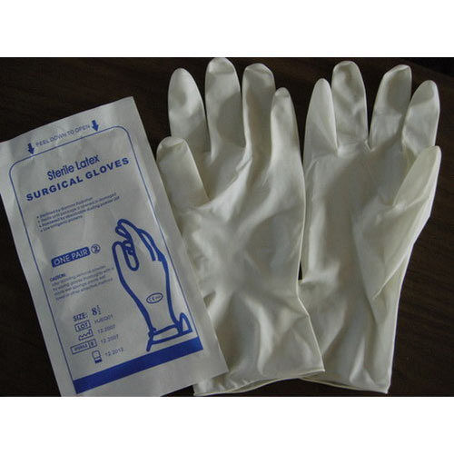Sterile Latex Surgical Gloves, Size: 6 To 8