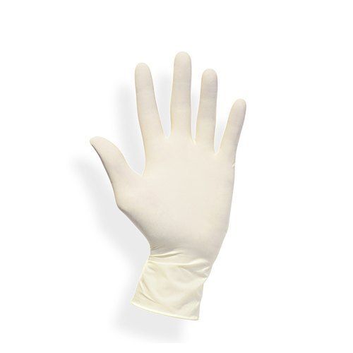 White Plain Latex Examination Gloves, Packaging Size: 2000 Piece Grade: A