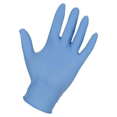 Blue Full Fingered Nitrile Surgical Gloves, Size: Medium