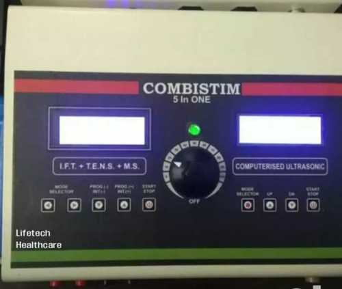 Computerised Ultrasonic 5 In1 Combistim Therapy Unit Power Source: Electric