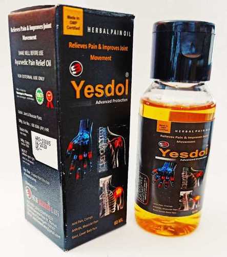 Yesdol - 60ml Herbal Grade Flexi Joint Oil | Relieves Joint, Knee, and Back Pain, Enhances Mobility