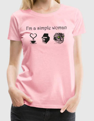 White Ladies Attractive Printed T-Shirt