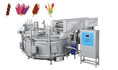 Gray Rotary Stick Ice Cream Machine