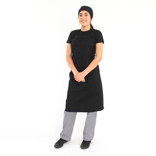 Cotton Women Black Chef Uniform