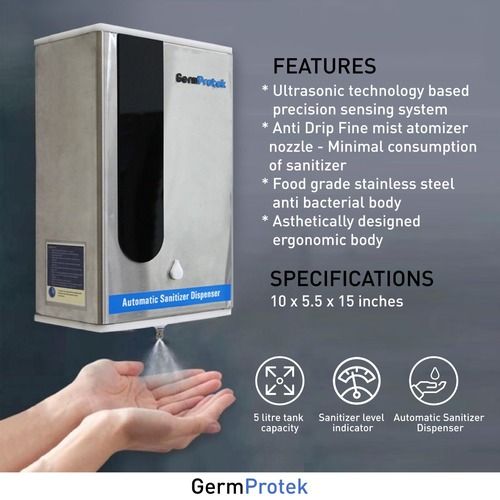 Automatic Wall Mounted Hand Sanitiser Dispenser