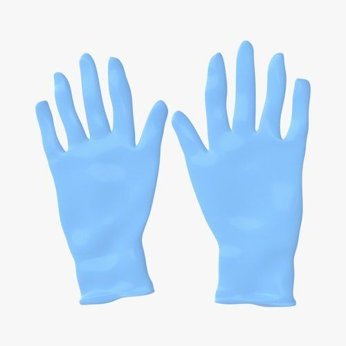 Latex Blue Surgical Disposable Gloves