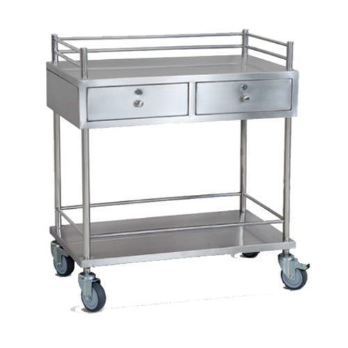 Stainless Steel Medicine Trolley