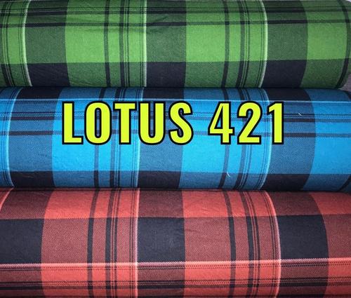 Check Print Cotton Shirting Fabric