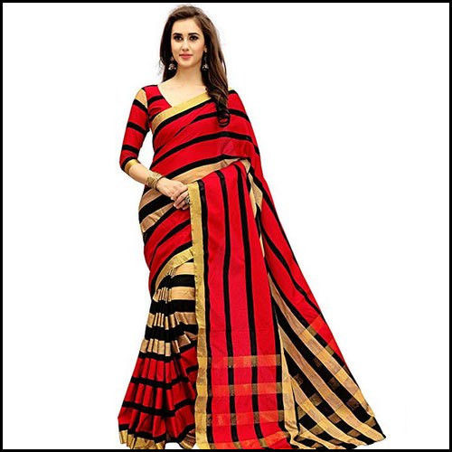 Formal Wear Designer Ladies Cotton Silk Saree