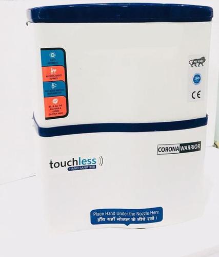 White Non Touch Hand Sanitizer Dispenser