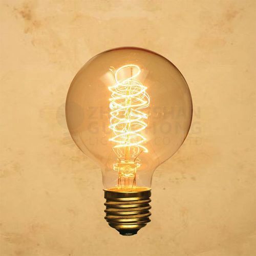 40 Watt Incandescent G80 Globe Vintage Edison Light Bulb