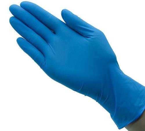 Disposable Blue Nitrite Clear Powder Free Gloves Elasticity: Good