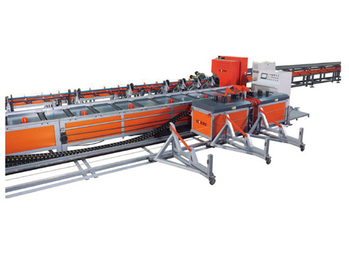 Integrated Rebar Shear And Bending Line - Size 25000x3500x2000mm, 2 Benders, 30Kw Power | High Speed, Auto Bending, Precise Cuts, 40m/min Conveyor Speed