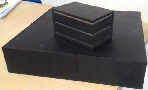 Black Natural Plain Rubber Sheet