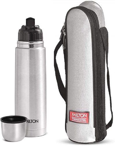 Silver Milton Thermosteel Flip Lid Flask